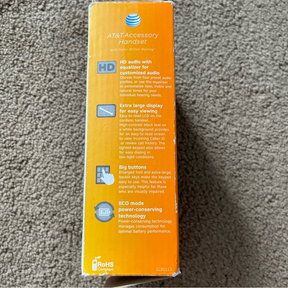 AT&T CL80113 Accessory Handset for CL82213 - Picture 12 of 12